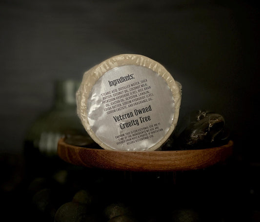 TROPICAL DREAMS Shaving Soap Puck 3oz| Hydrating Dual Lye Shave Soap | Thick Lather