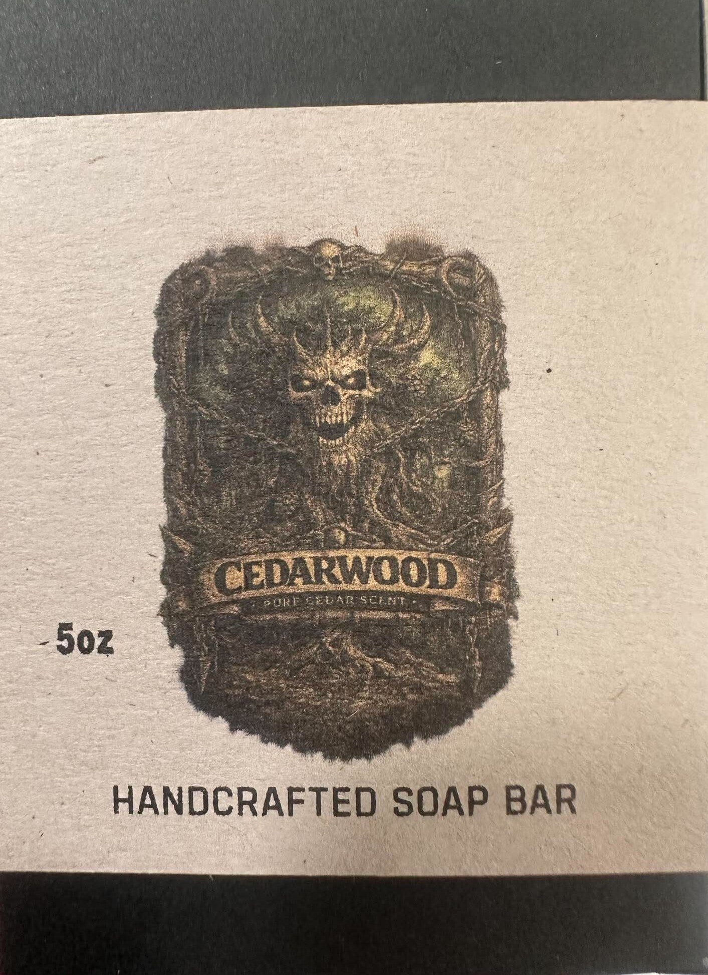 CEDARWOOD Handmade Cold Process Soap 5oz | Essential Oil Soap