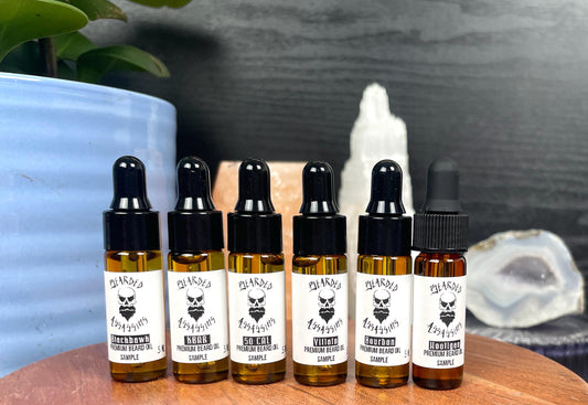 Beard Oil Sample Pack | Try Multiple Scents | Premium Beard Oil Samples for Soft, No-Itch Beard