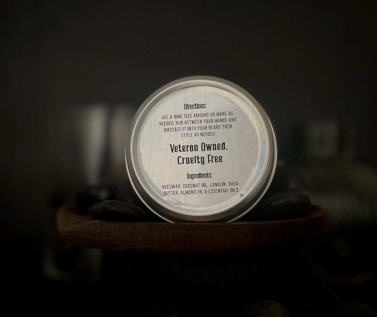Blackhawk Beard Balm 2oz | Cedarwood, Sweet Orange & Vetiver | Premium Beard Balm for Hold, Softness & No Itch