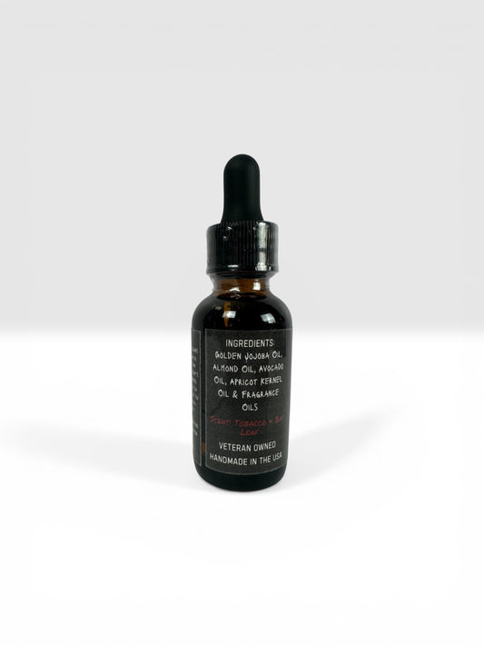 50 Cal Beard Oil 1oz | Spiced Mahogany & Bay Leaf | Premium Beard Oil for Soft, No-Itch Beard