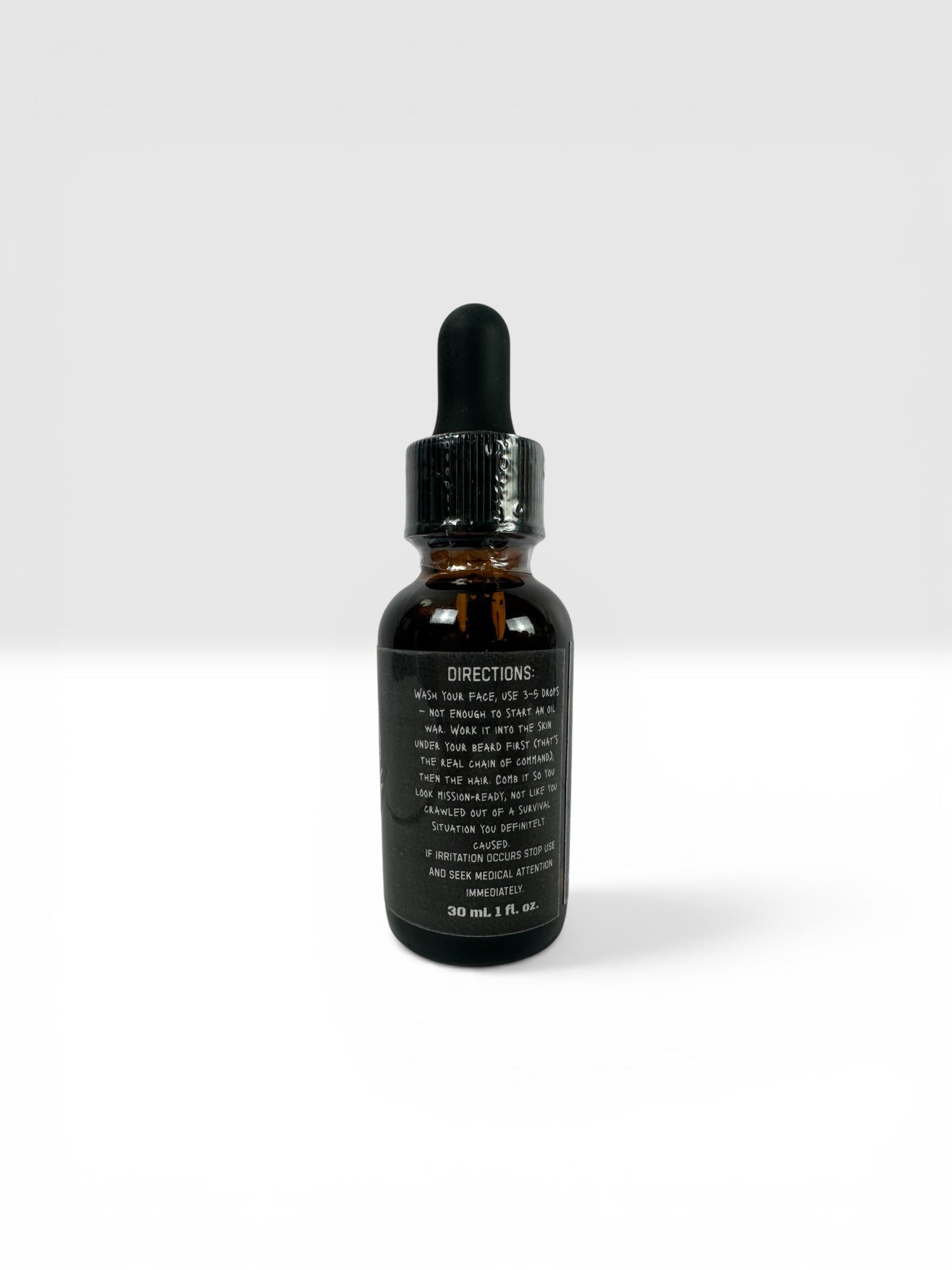 50 Cal Beard Oil 1oz | Spiced Mahogany & Bay Leaf | Premium Beard Oil for Soft, No-Itch Beard