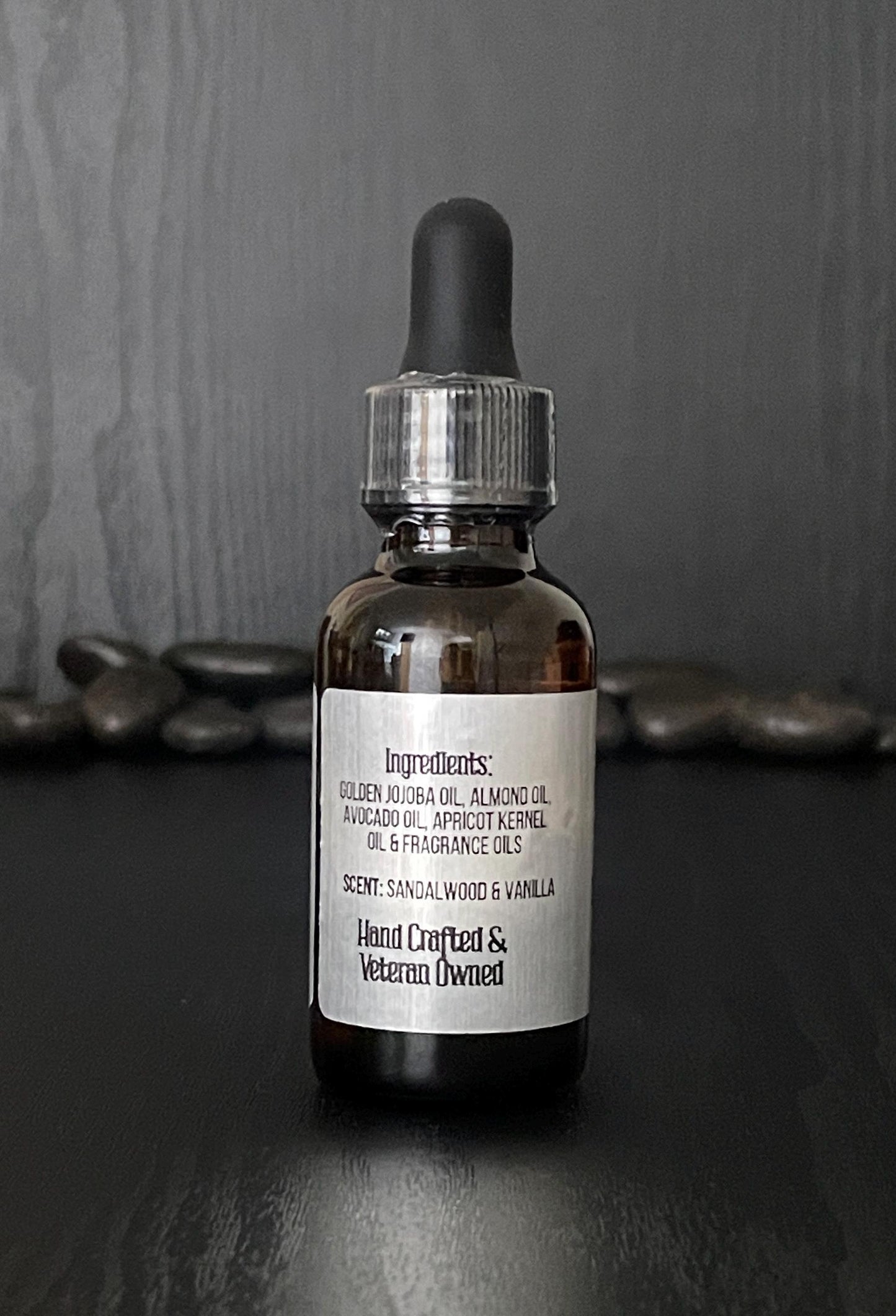 KBAR Beard Oil 1oz | Sandalwood & Vanilla | Premium Beard Oil for Soft, No-Itch Beard