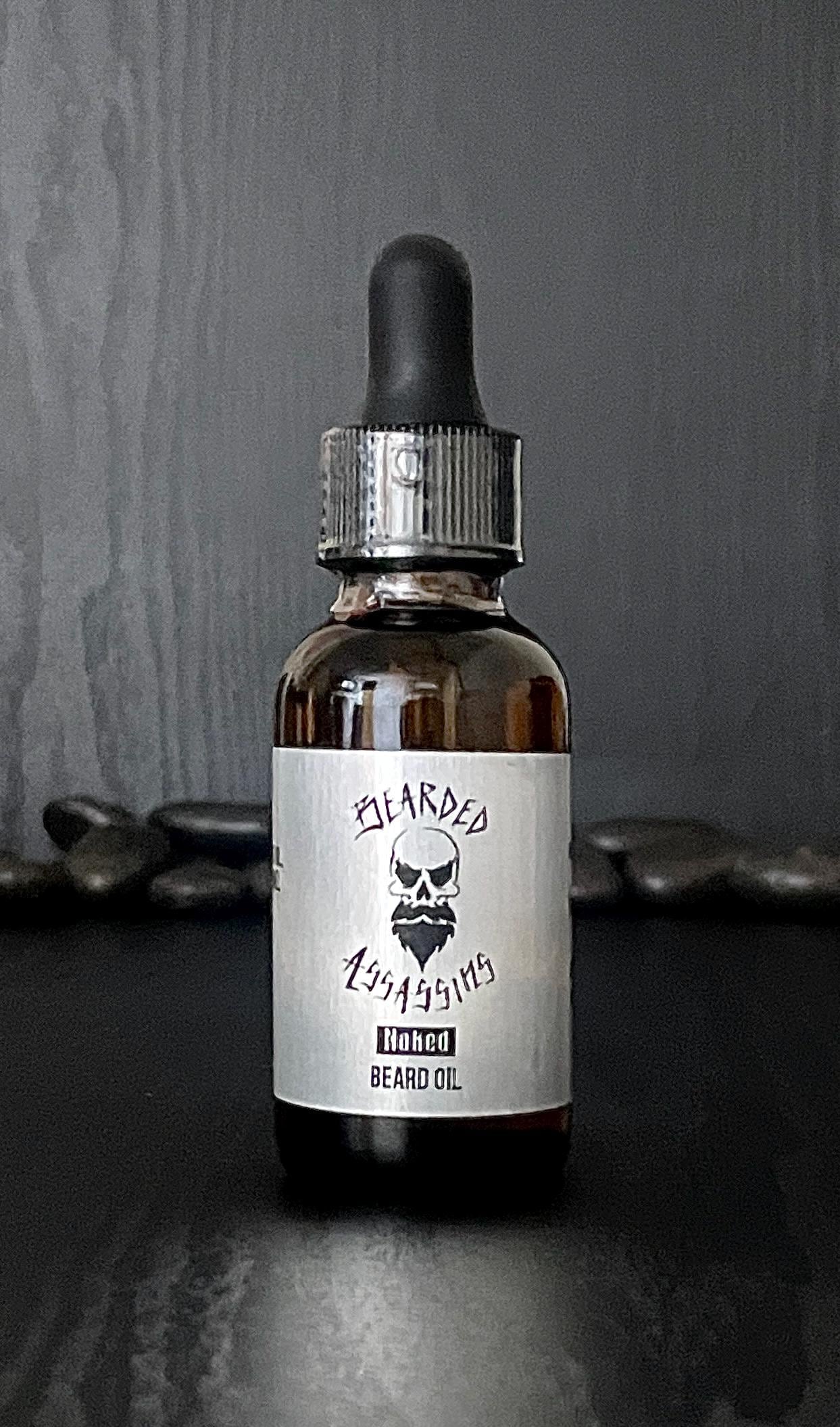 Butt Naked Beard Oil 1oz | Unscented | Premium Beard Oil for Sensitive Skin & No Itch