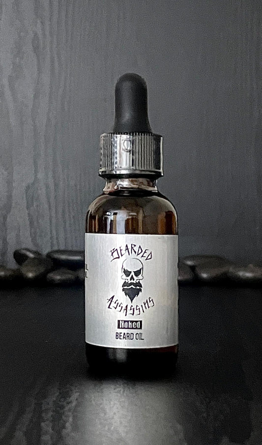 Butt Naked Beard Oil 1oz | Unscented | Premium Beard Oil for Sensitive Skin & No Itch