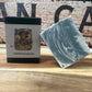 PIRATE'S LIFE Handmade Cold Process Soap 5oz | Bay Rum Scent | Black & White Swirl | Moisturizing Soap | Gift for Him | Classic Men's Scent