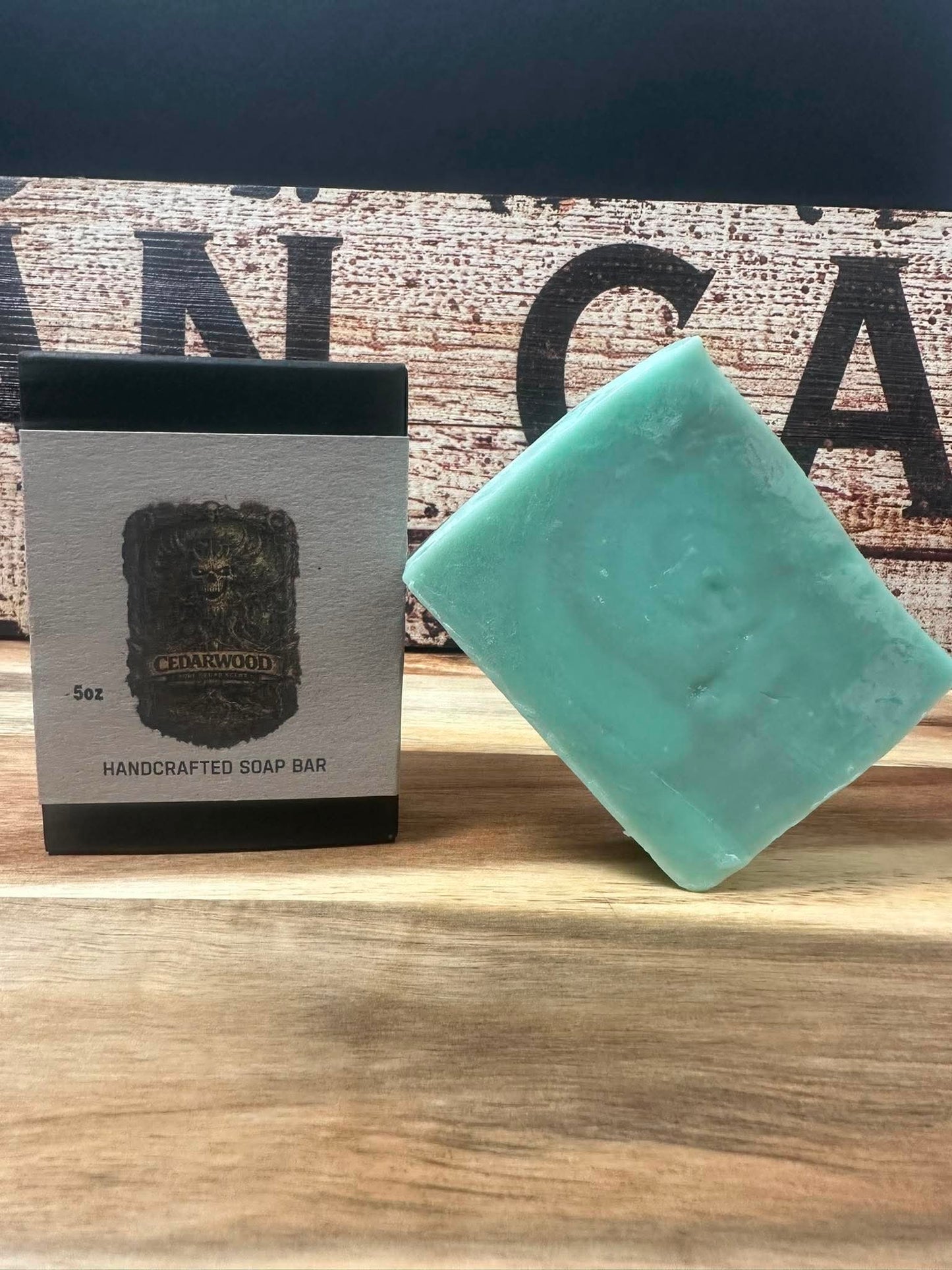 CEDARWOOD Handmade Cold Process Soap 5oz | Essential Oil Soap