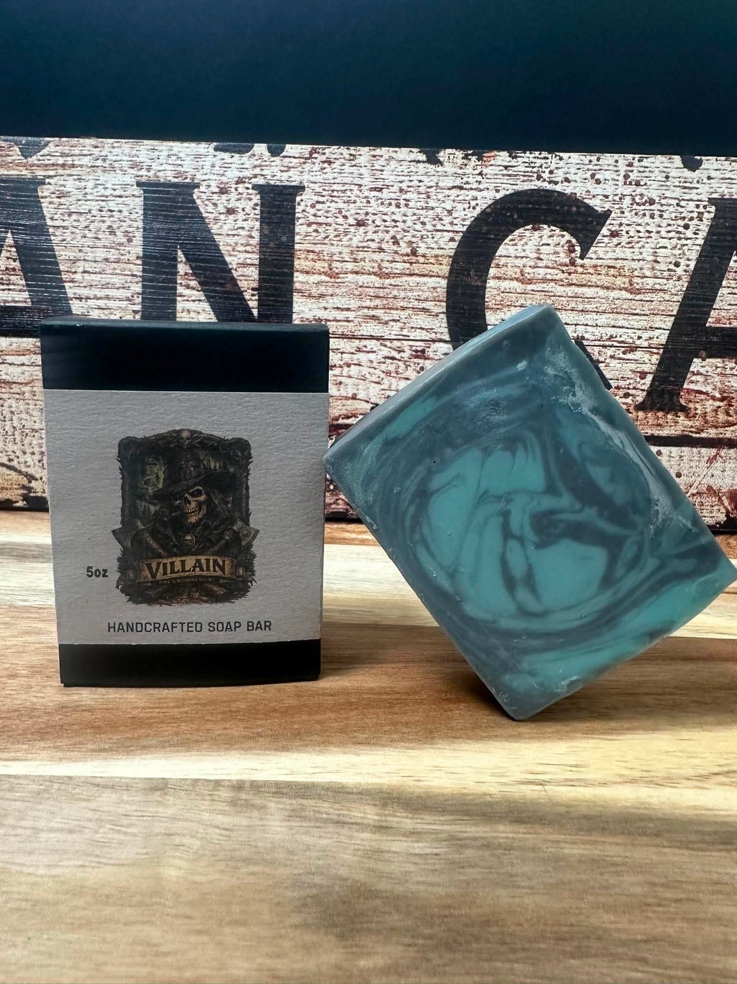 VILLAIN Handmade Cold Process Soap 5.5 OZ | Fresh & Clean Pine Scent