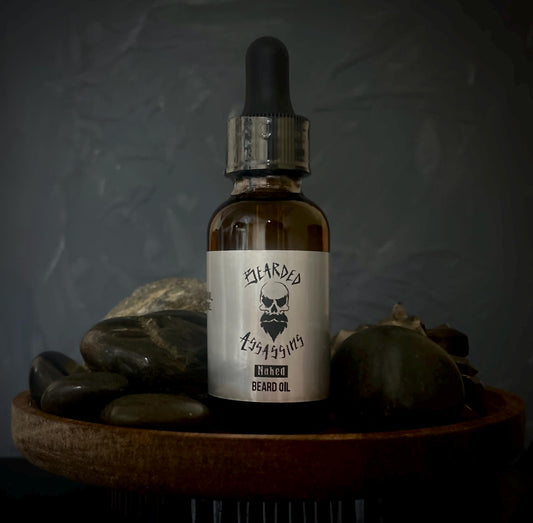 Butt Naked Beard Oil 1oz | Unscented | Premium Beard Oil for Sensitive Skin & No Itch