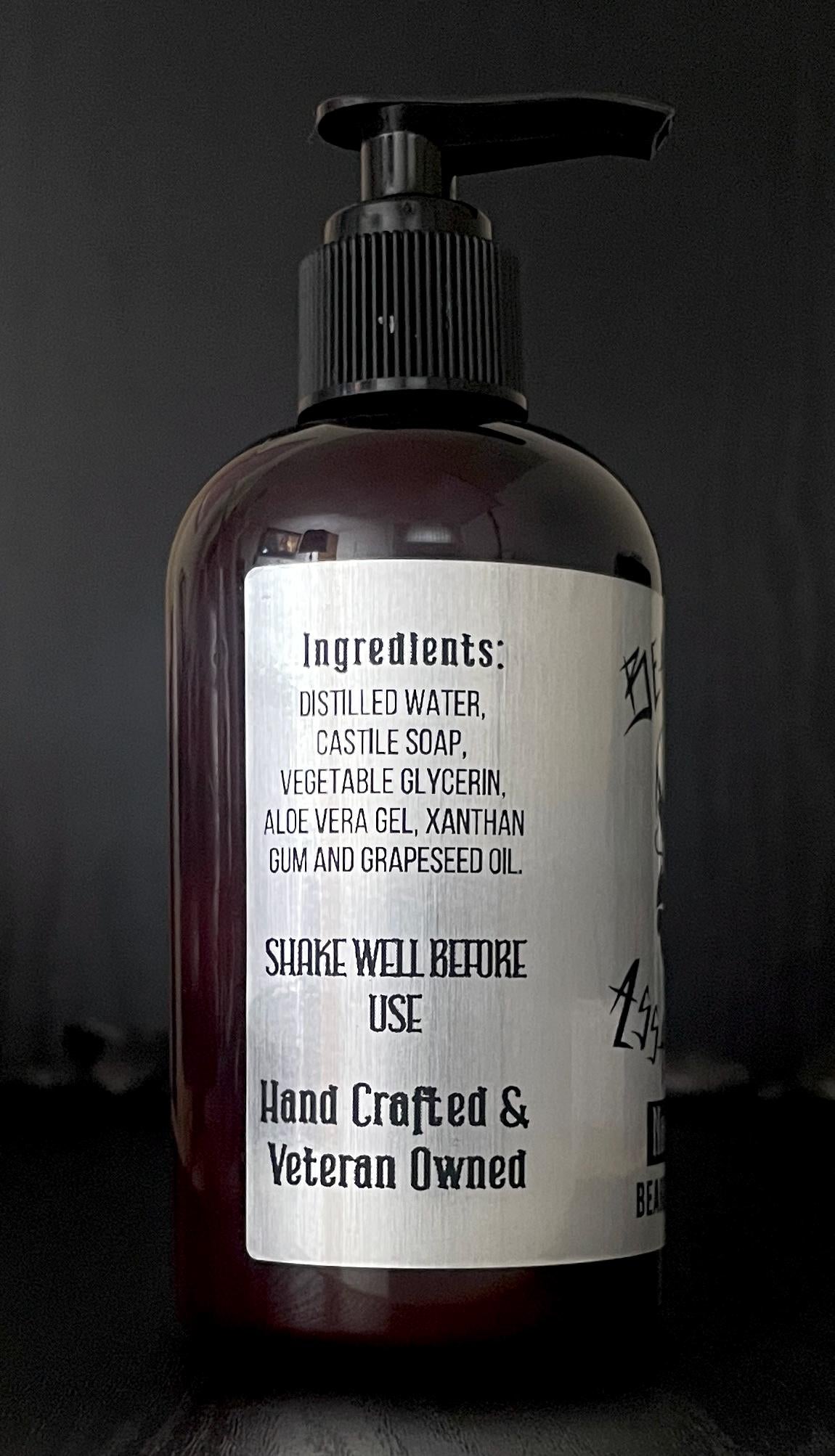 8oz BUTT NAKED Beard Wash | Handcrafted for Men with Beards/ Gentle Beard Shampoo for Sensitive Skin