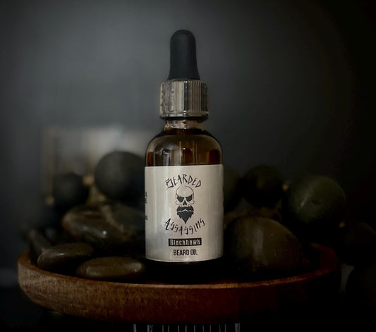 Blackhawk Beard Oil 1oz | Cedarwood, Sweet Orange & Vetiver | Premium Beard Oil for Soft, No-Itch Beard