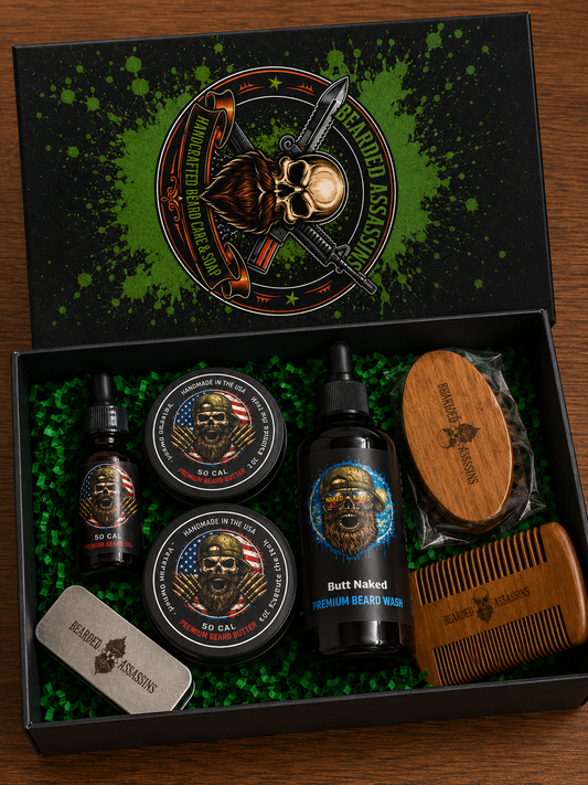 Black Ops Pro Beard Kit – Complete Beard Grooming & Care Gift Set for Men